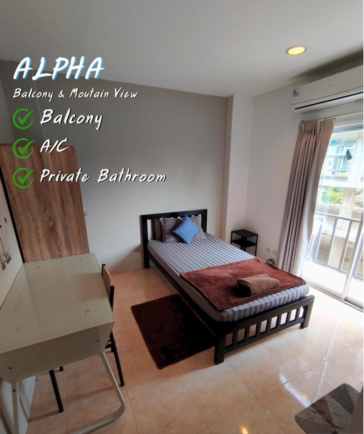 Alpha Hostel Cafe&Bar Ban Khlong Yai Kültér fotó